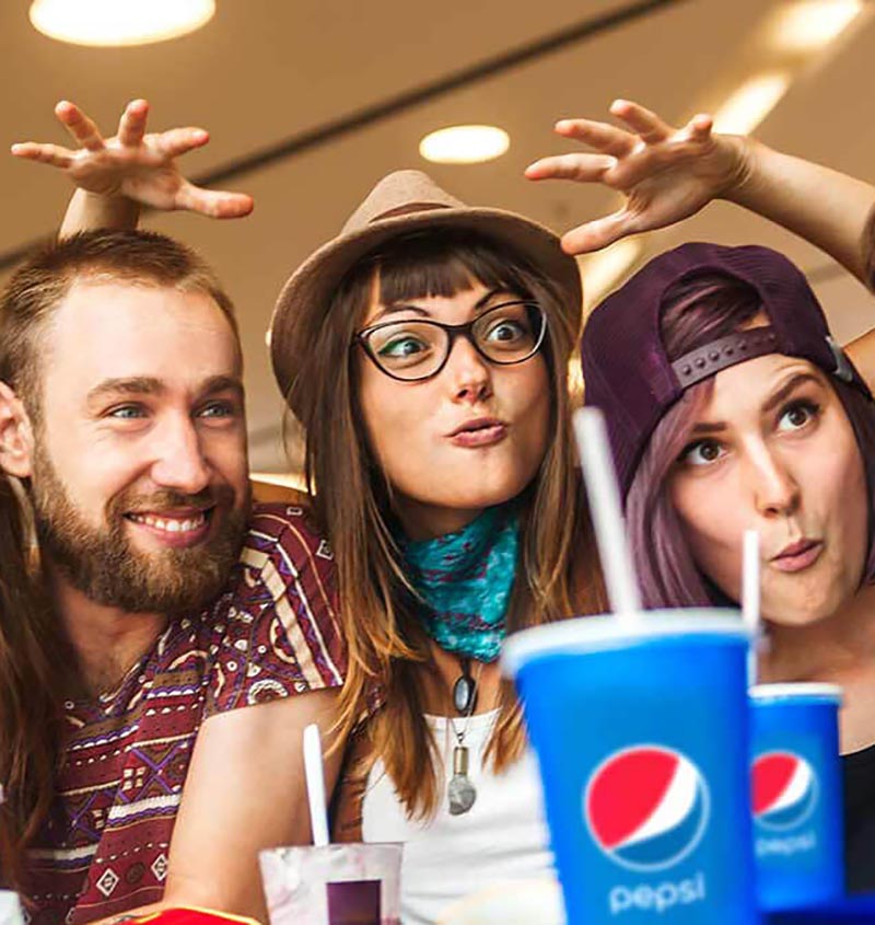 Group of friends taking a selfie