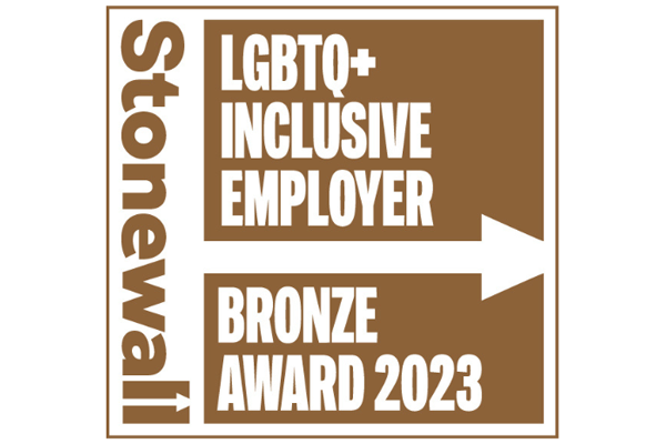 Stonewall LGBTQ+ Inclusive Employer Bronze Award 2023